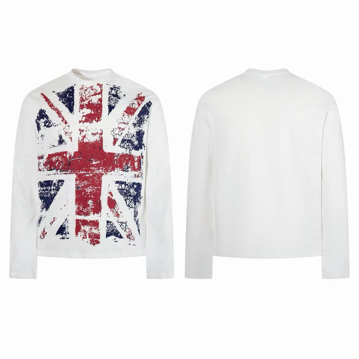 Madxmarx Vintage Union Jack Graphic Long Sleeve
