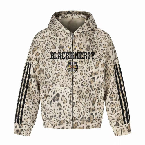 Madxmarx Leopard Full-Zip Hoodie - S / Leopard