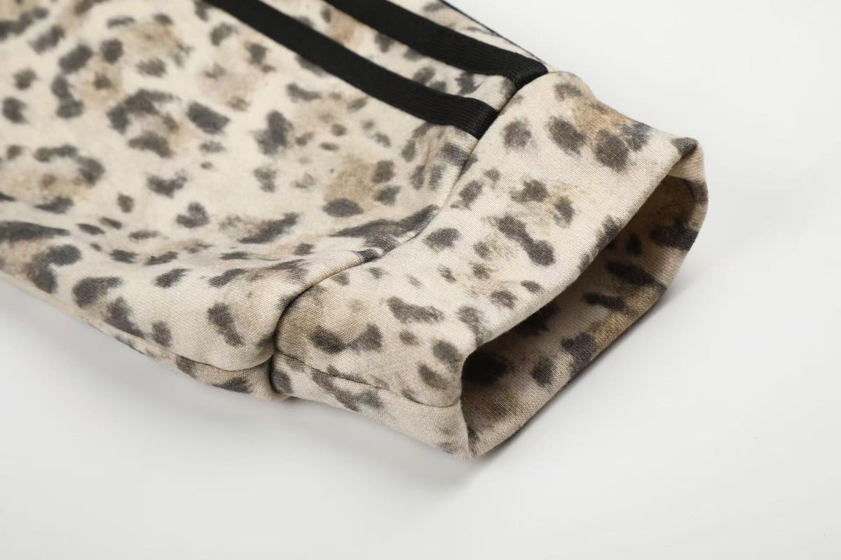 Madxmarx Leopard Full-Zip Hoodie