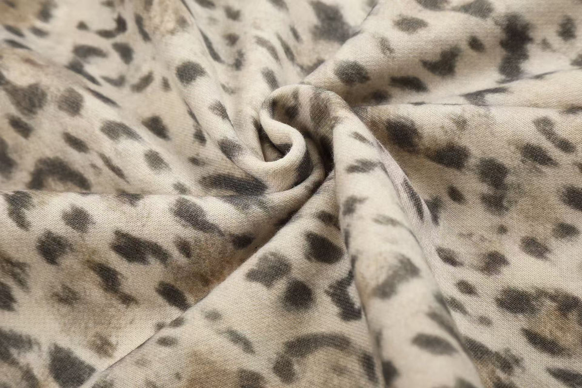 Madxmarx Leopard Full-Zip Hoodie
