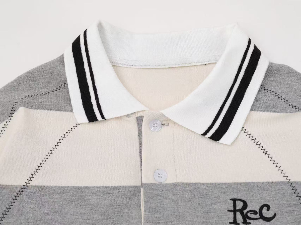 Madxmarx Striped Rugby Polo