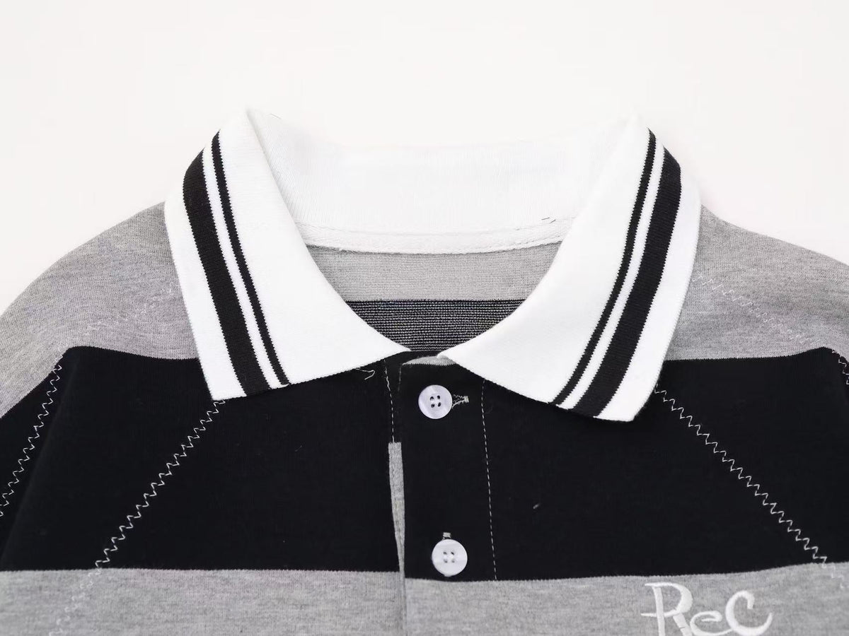 Madxmarx Striped Rugby Polo