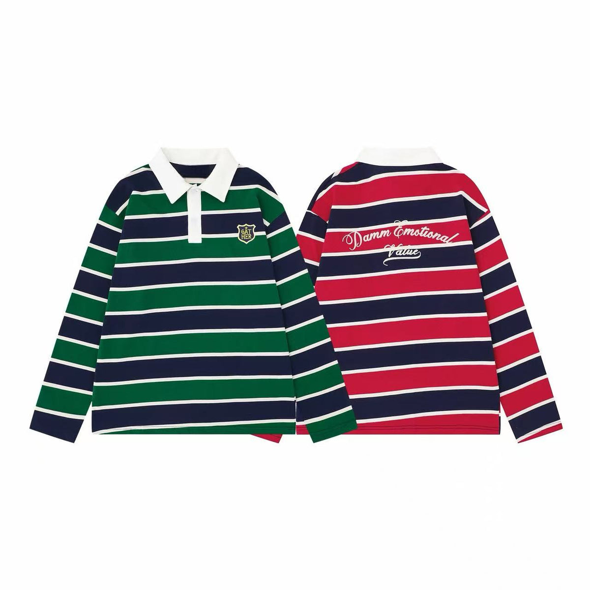 Madxmarx Striped Rugby Polo