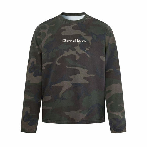 Madxmarx Camo Long Sleeve Tee - M / Camo