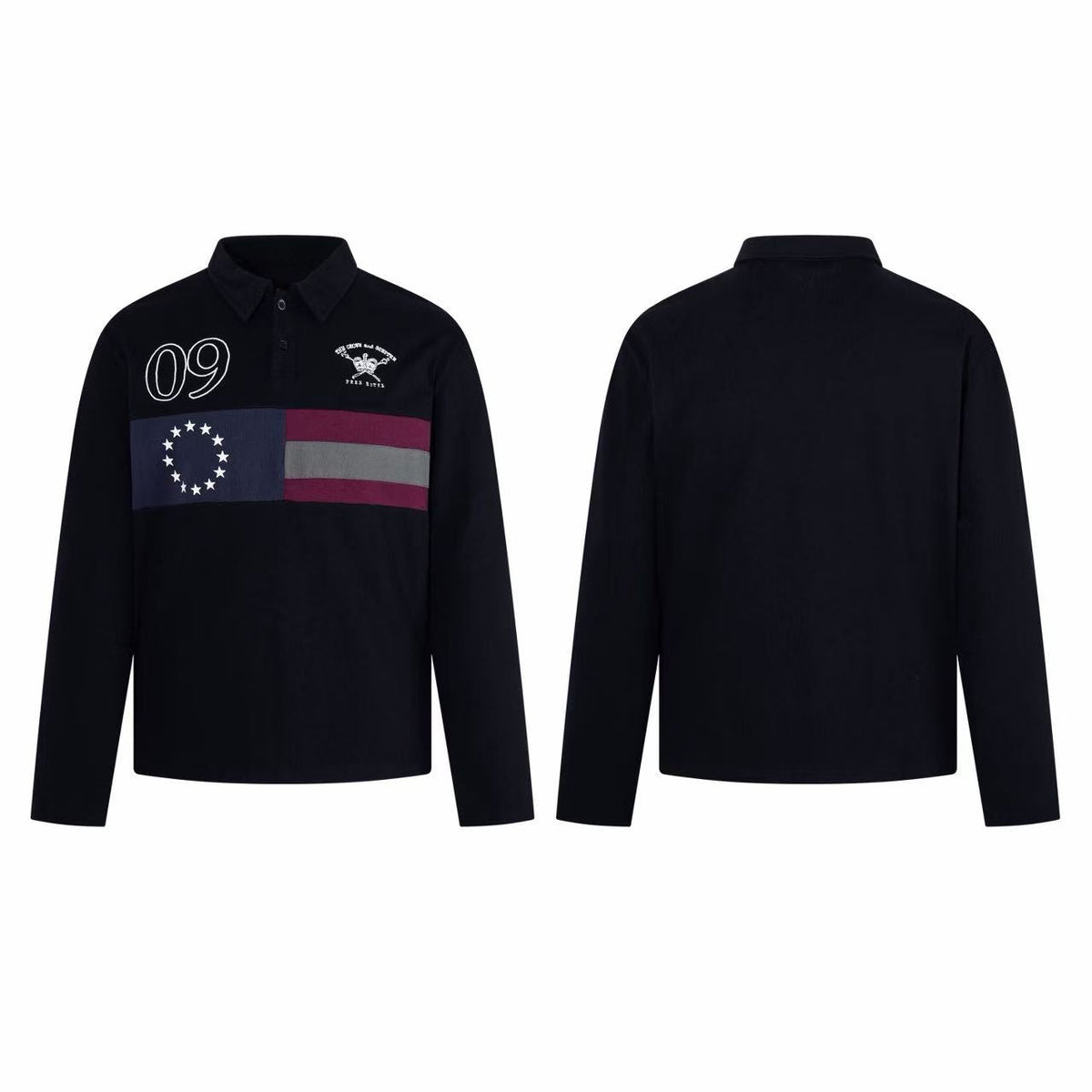 Madxmarx Embroidered Rugby Polo