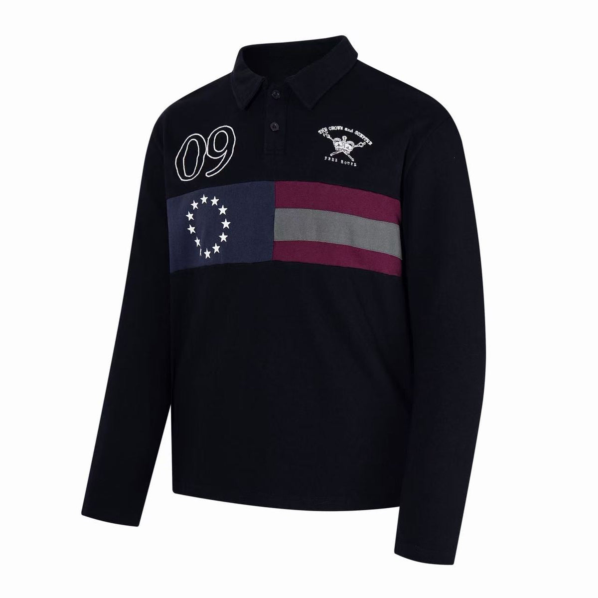 Madxmarx Embroidered Rugby Polo
