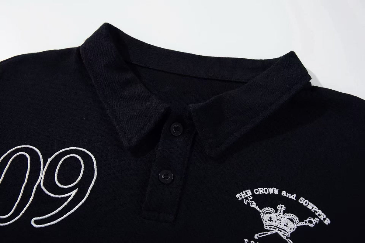 Madxmarx Embroidered Rugby Polo