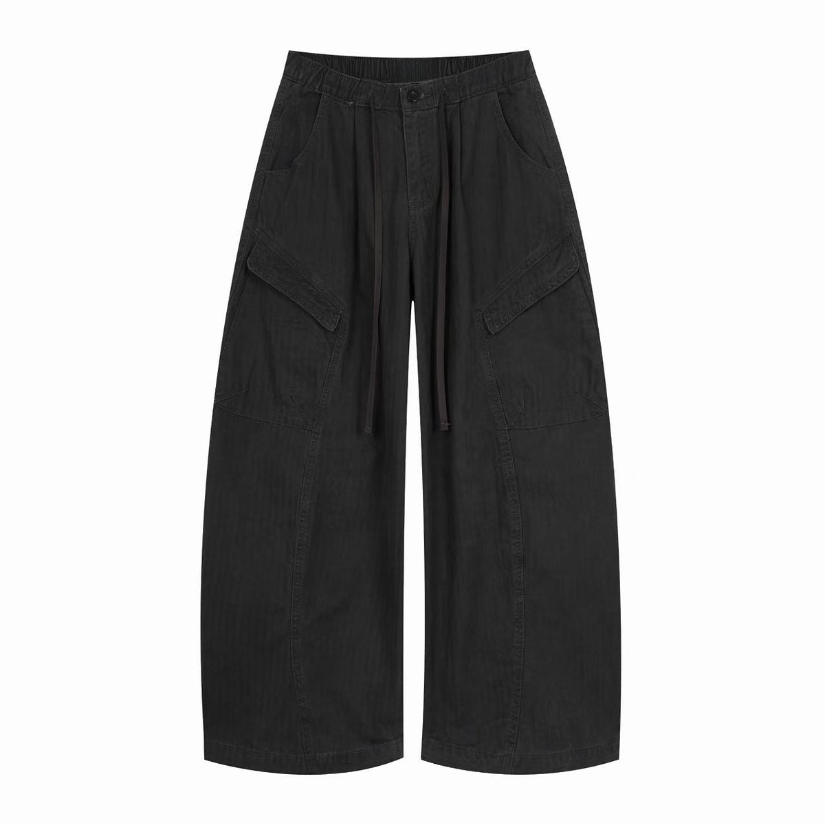 Madxmarx Washed Utility Wide-Leg Pants