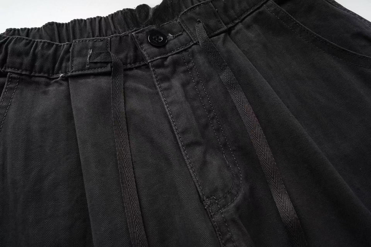 Madxmarx Washed Utility Wide-Leg Pants