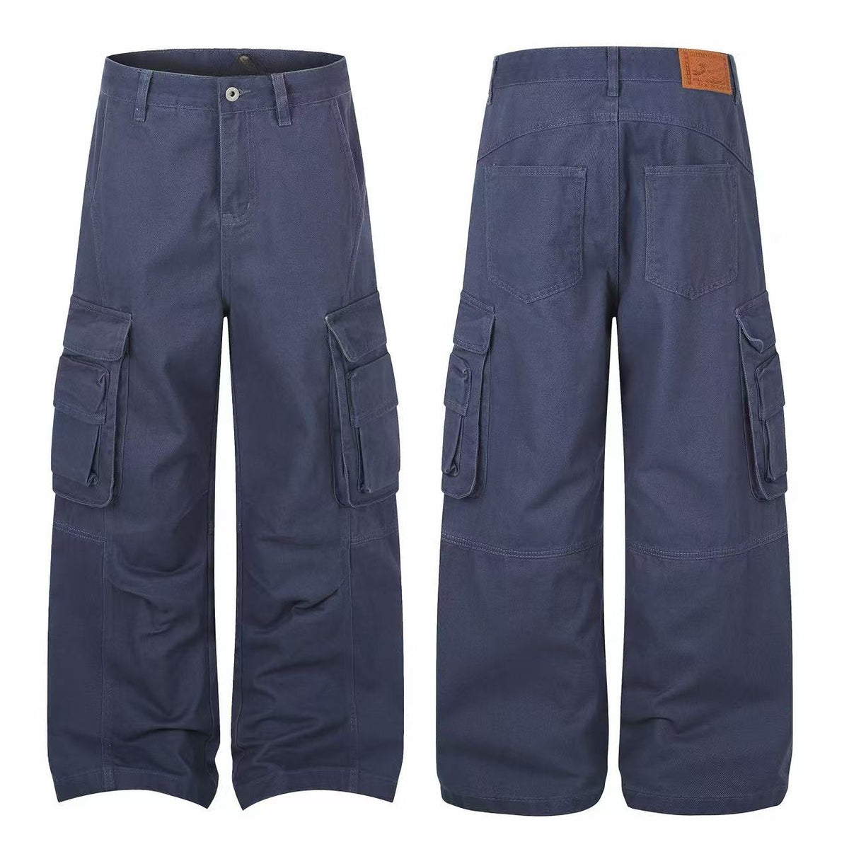 Madxmarx Washed Multi-Pocket Cargo Pants