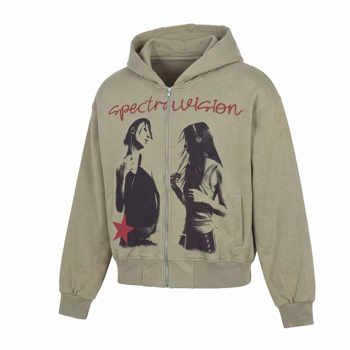 Madxmarx Spectra Vision Graphic Zip-Up Hoodie