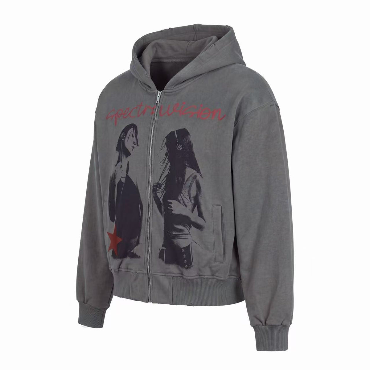 Madxmarx Spectra Vision Graphic Zip-Up Hoodie