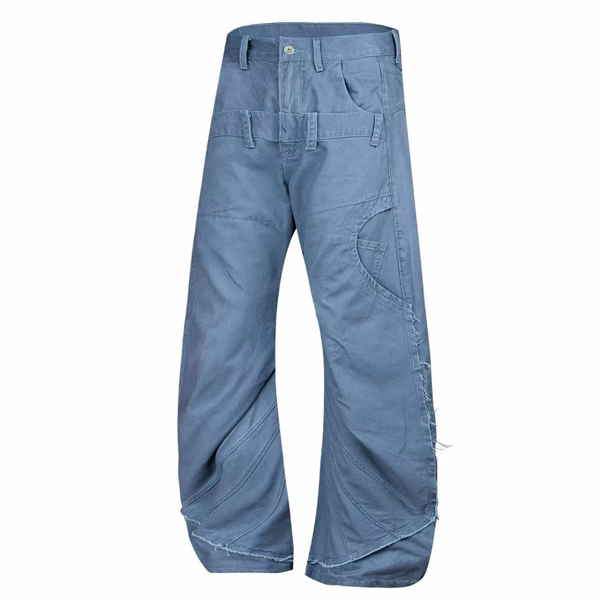 Madxmarx Layered Panel Wide-Leg Pants