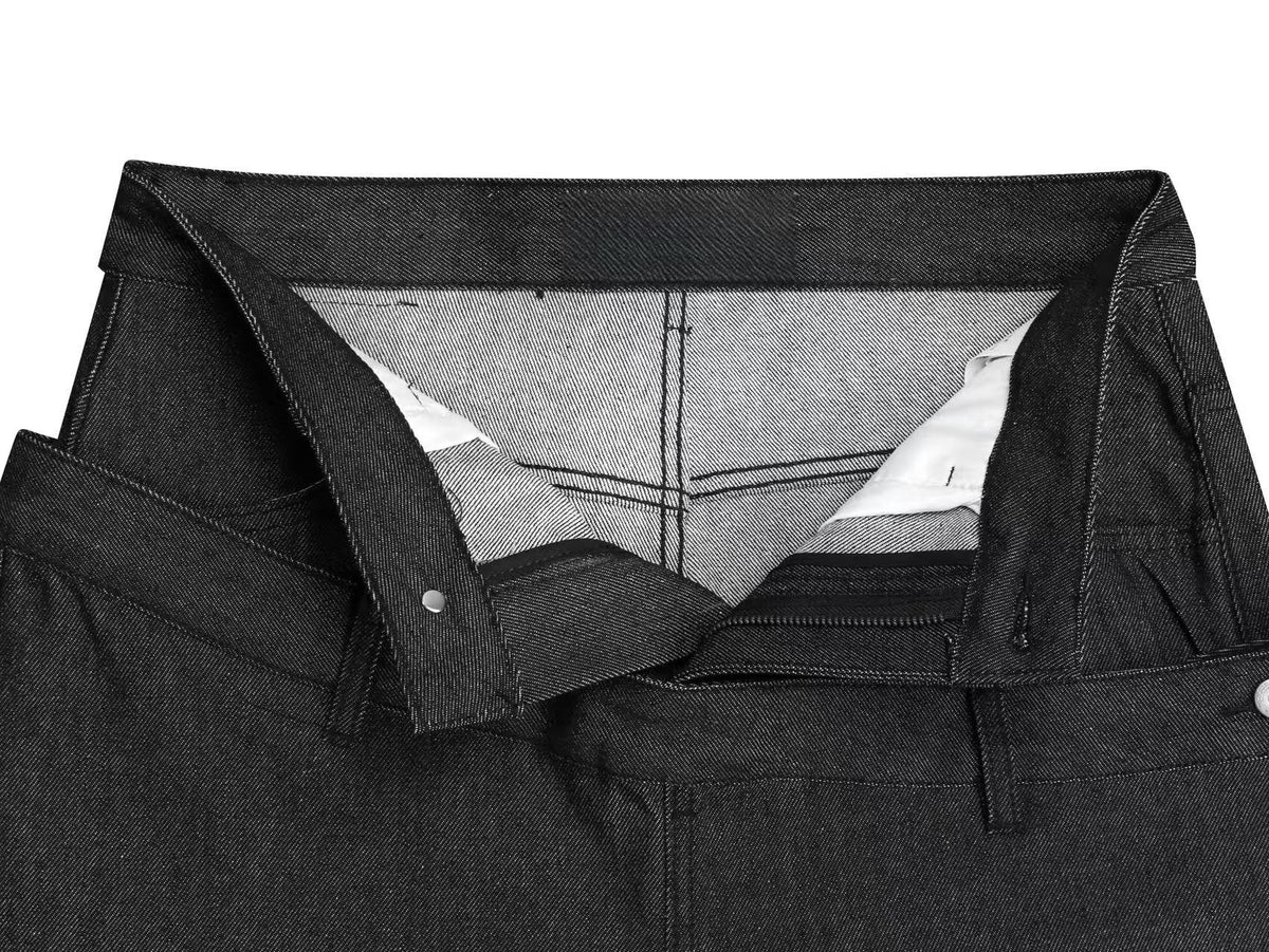 Madxmarx Music Note Layered Wide-Leg Jeans