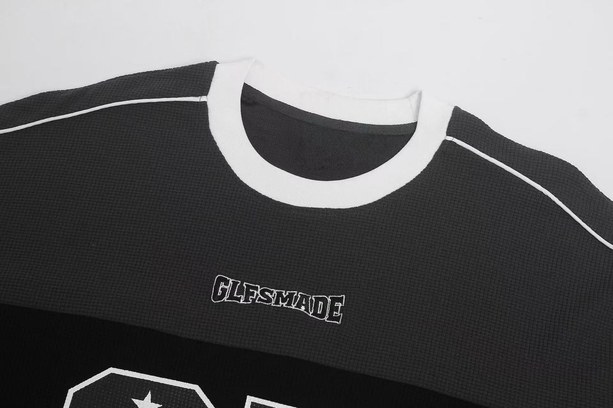 Madxmarx 87 Flame Graphic Long Sleeve Tee