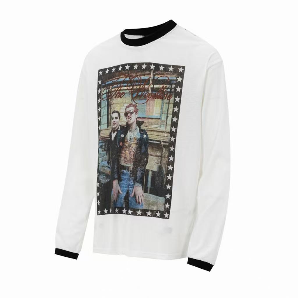 Madxmarx Vintage Photo Graphic Long Sleeve Tee