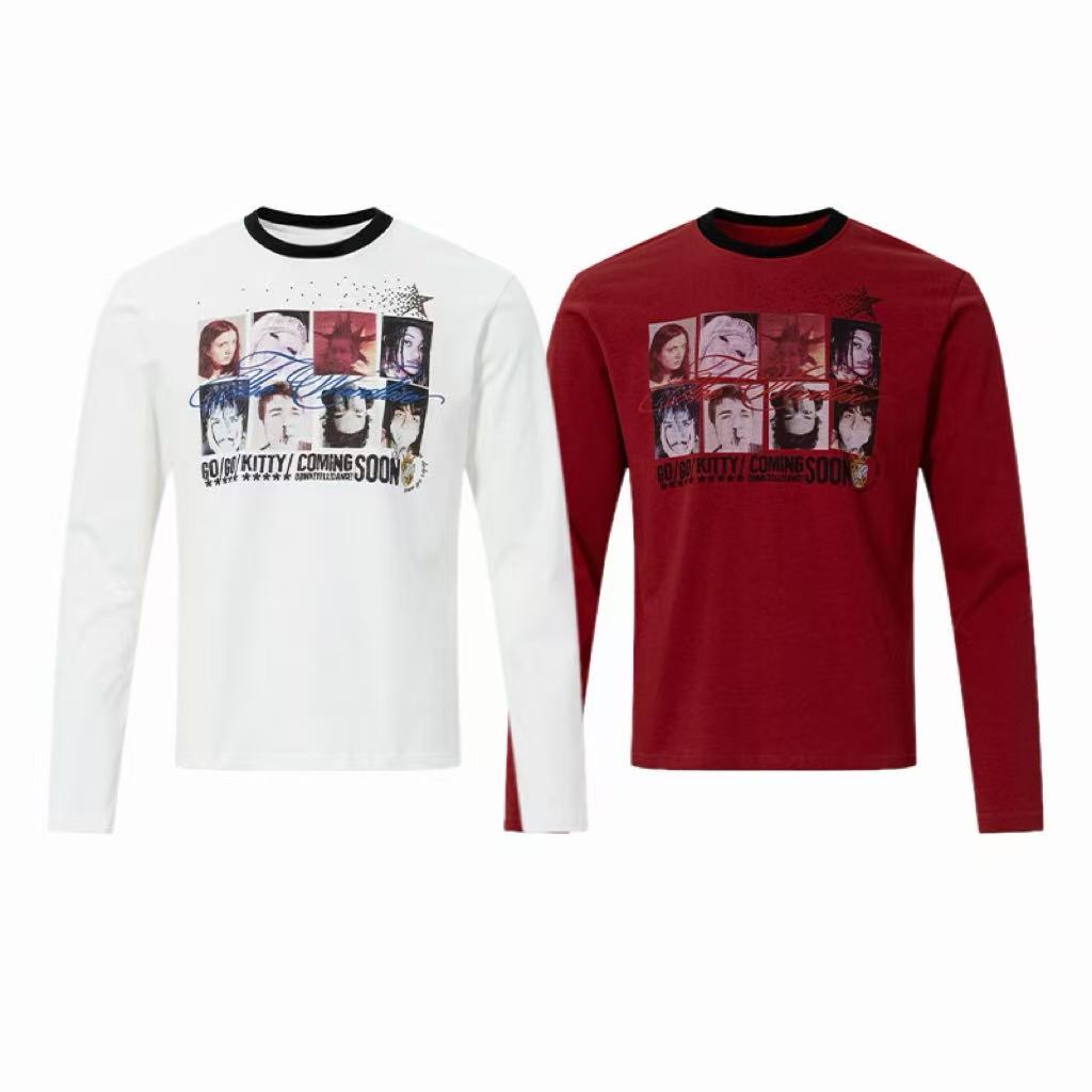 Madxmarx Vintage Portrait Graphic Long Sleeve Tee