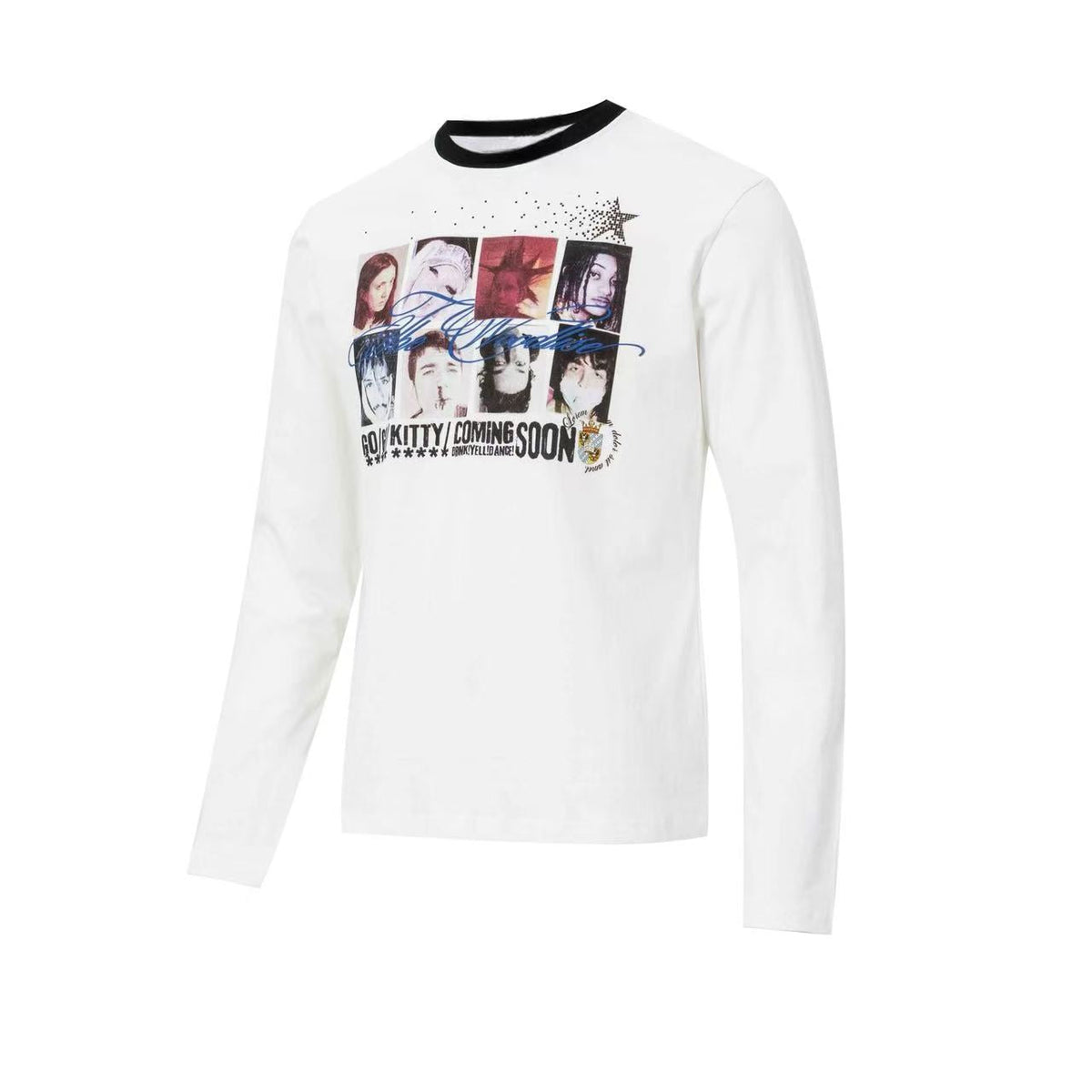 Madxmarx Vintage Portrait Graphic Long Sleeve Tee