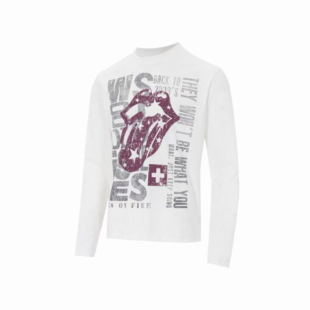 Madxmarx Star Tongue Graphic Long Sleeve Tee