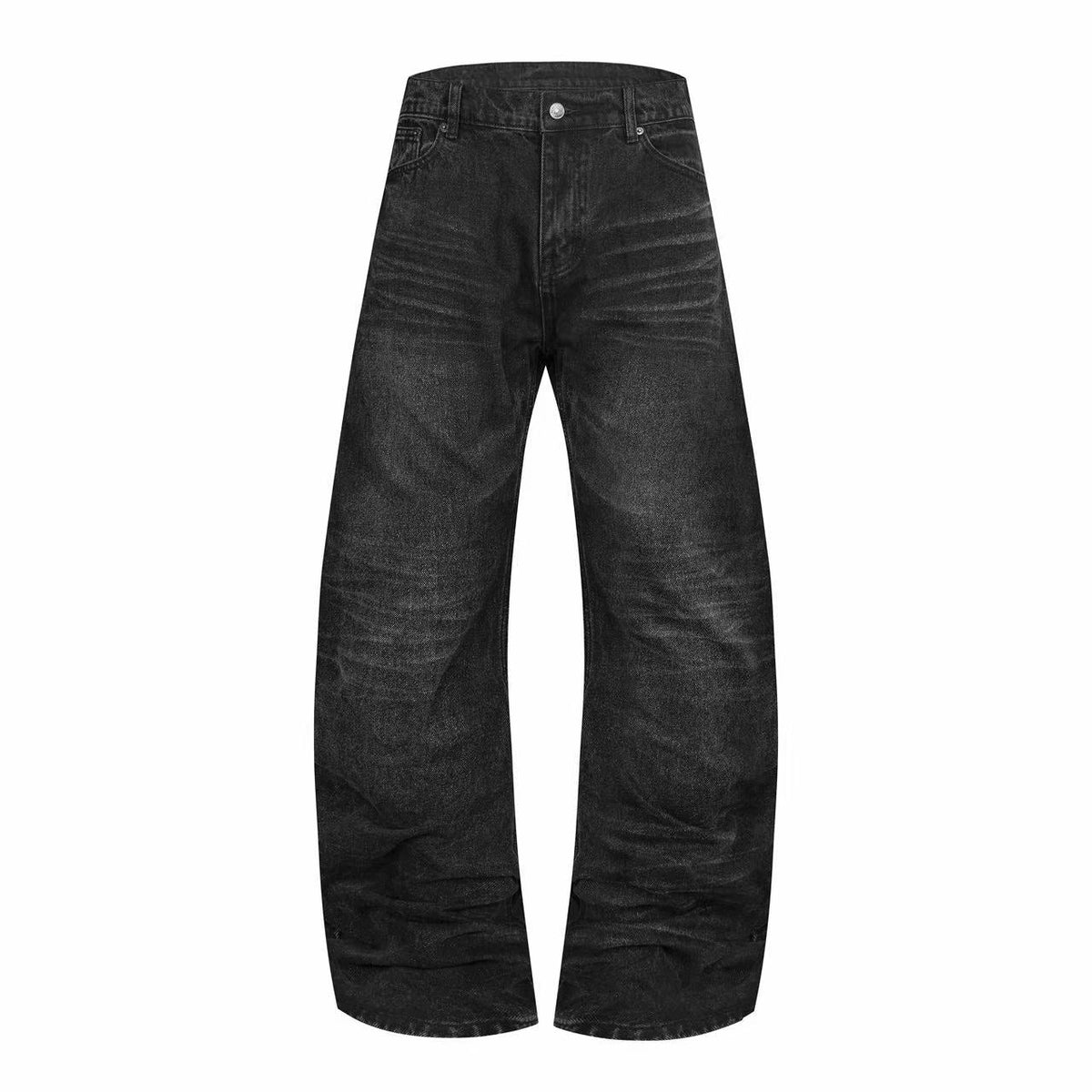 Madxmarx Washed Black Baggy Jeans