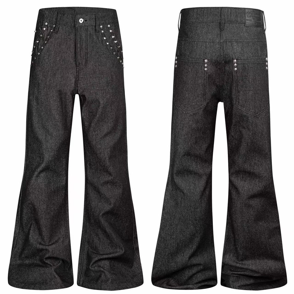 Madxmarx Studded Flared Jeans