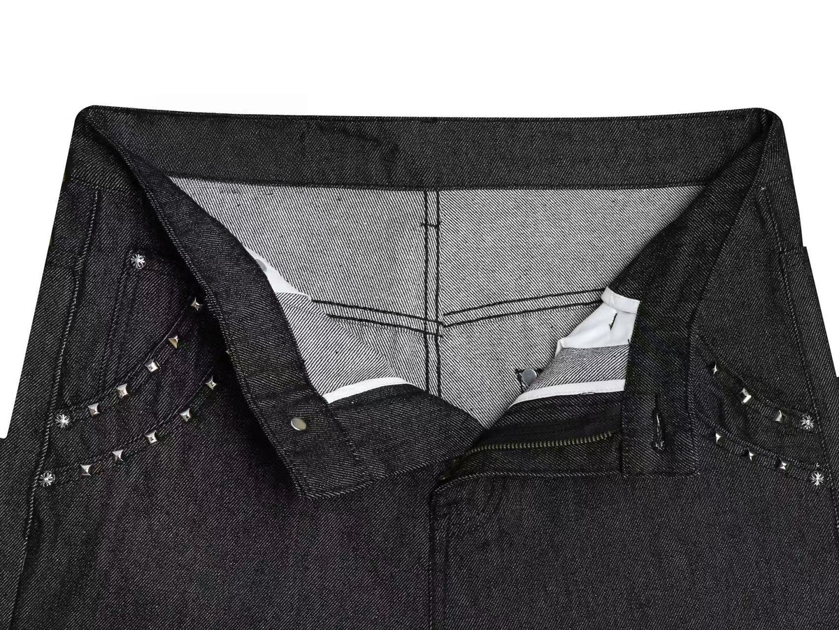 Madxmarx Studded Flared Jeans