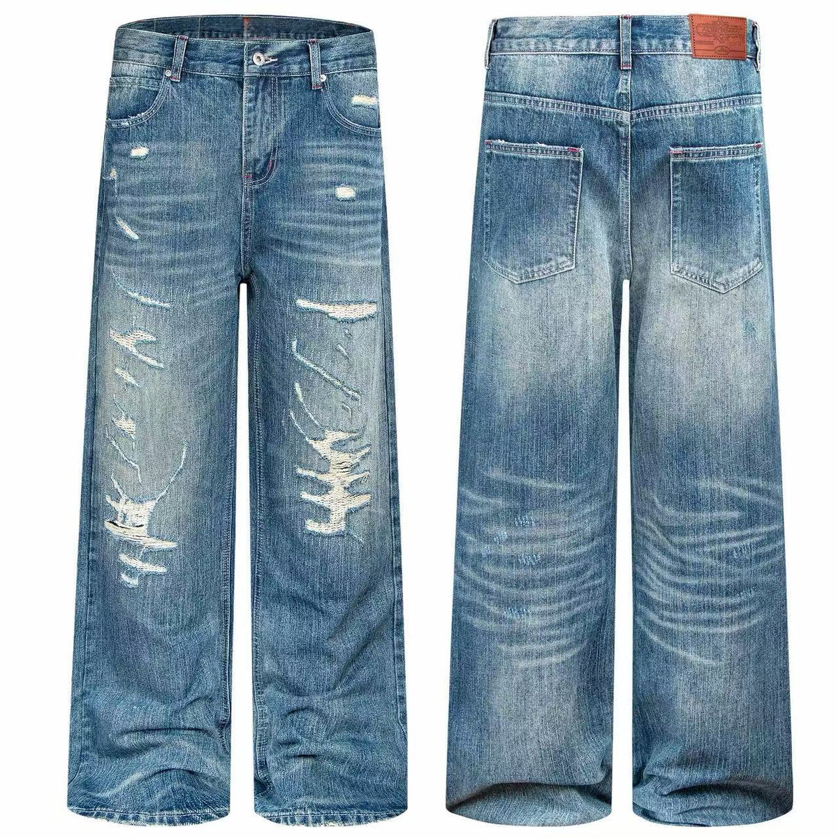 Madxmarx Vintage Ripped Baggy Jeans