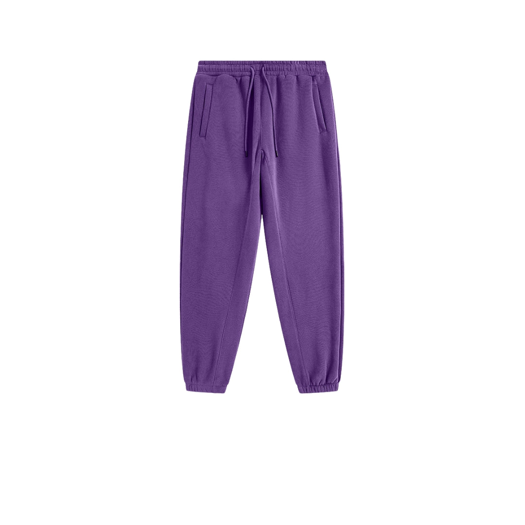 Felpa oversize con fodera in pile e pantaloni della tuta con fodera in pile