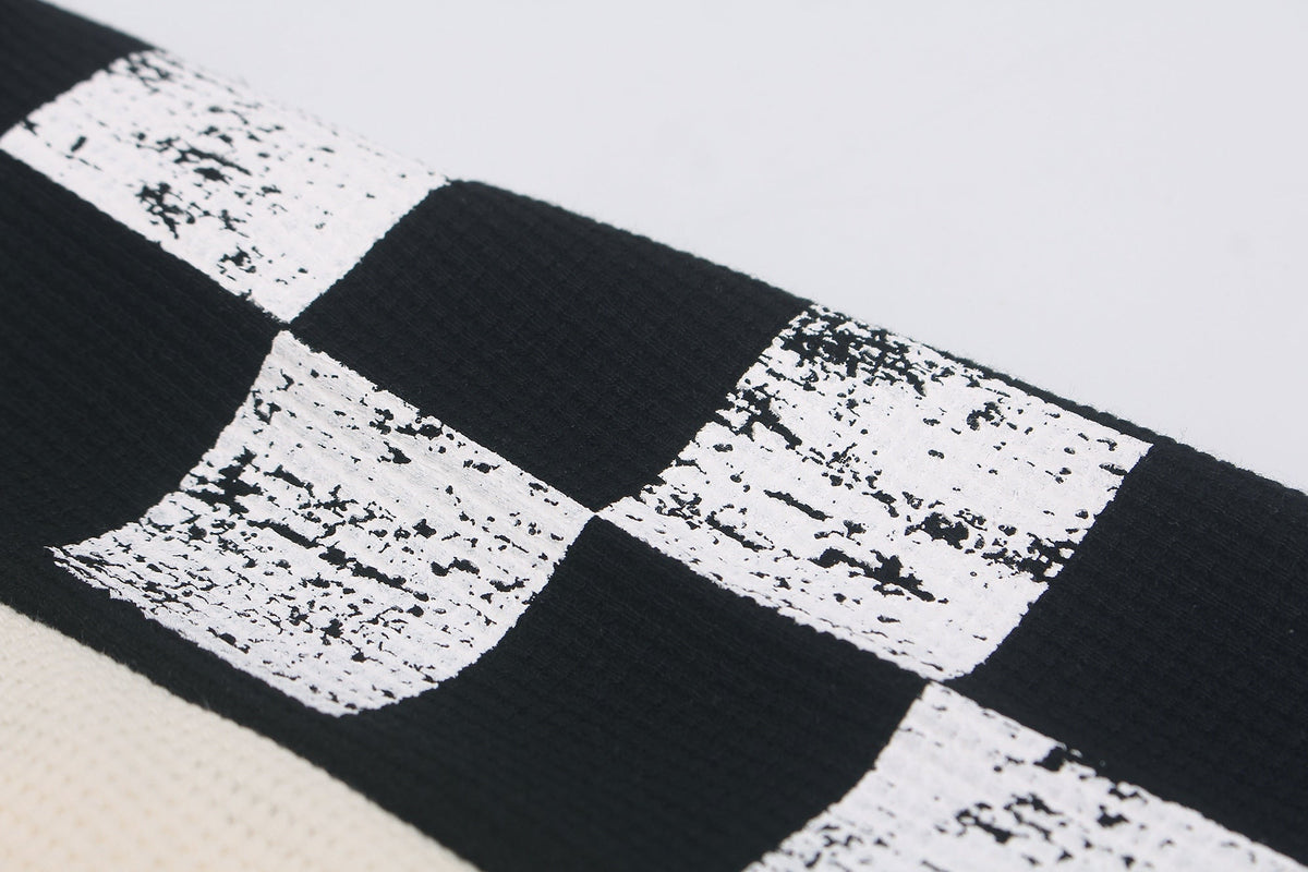 Madxmarx Vintage Racing Horse Waffle Long Sleeve