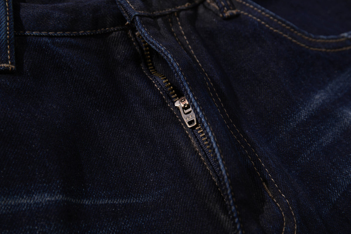 Madxmarx Leather-Patch Wide-Leg Denim