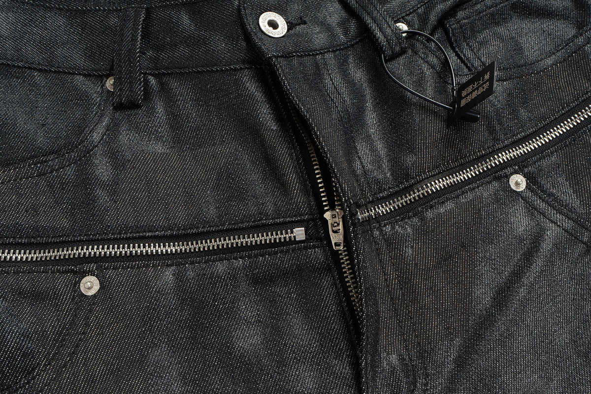 Pantalon en jean double taille Madxmarx