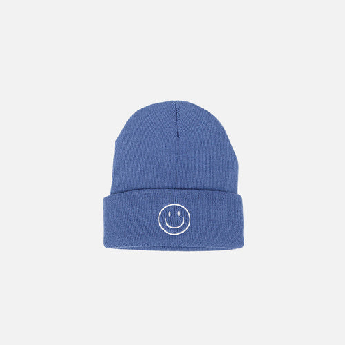 Smile Beanie - Blauw / Eén maat