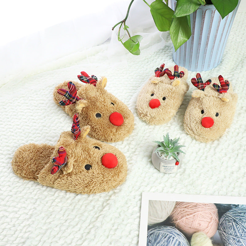 Pantuflas navideñas para el hogar