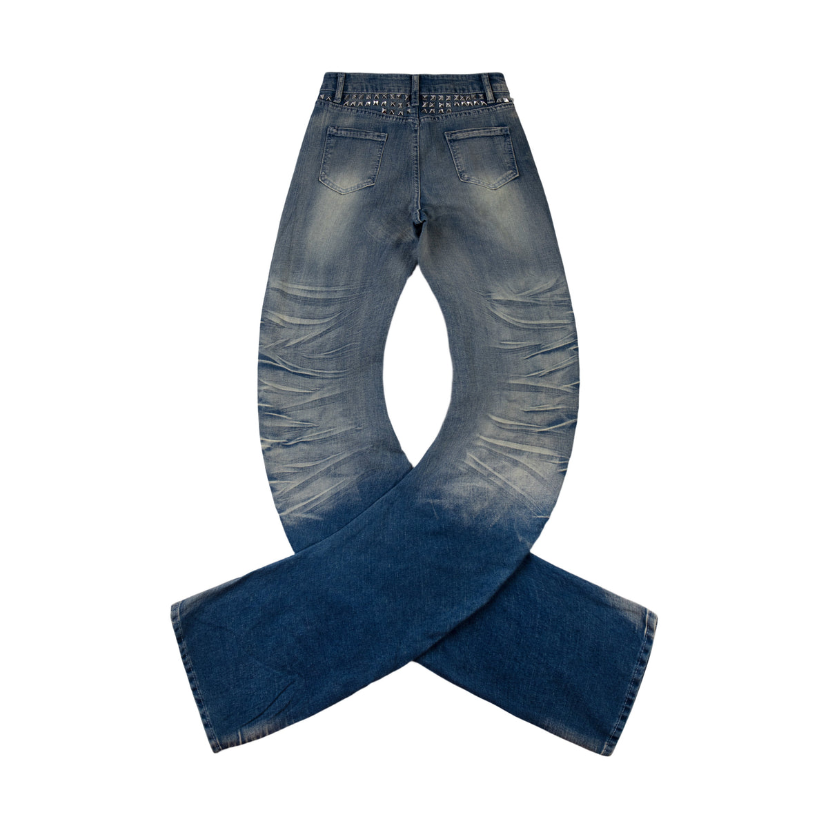 Madxmarx Stacked Moto Zip Jeans