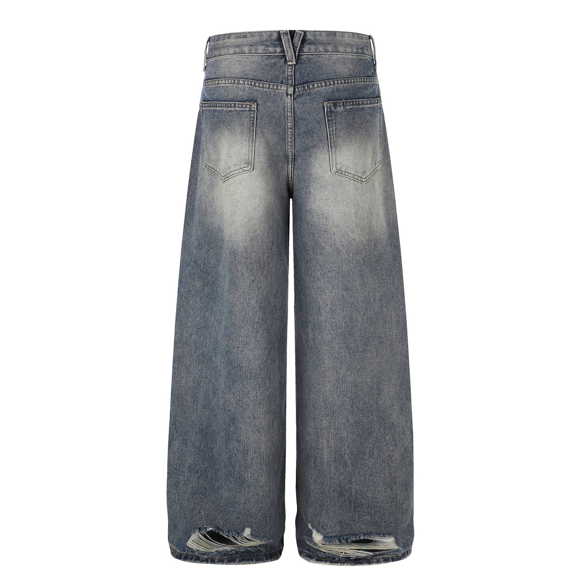 Madxmarx Distressed Wide-Leg Jeans