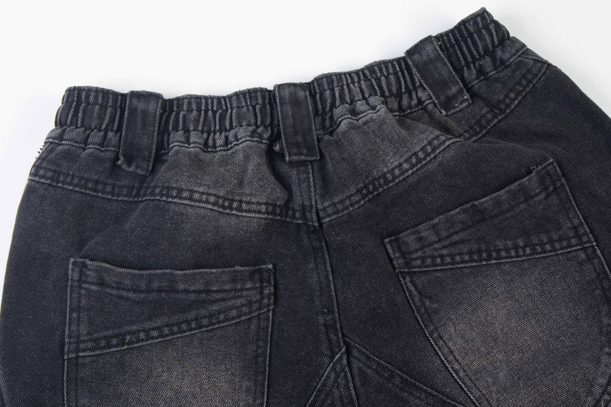 Madxmarx Multi-Pocket Baggy Denim Jeans