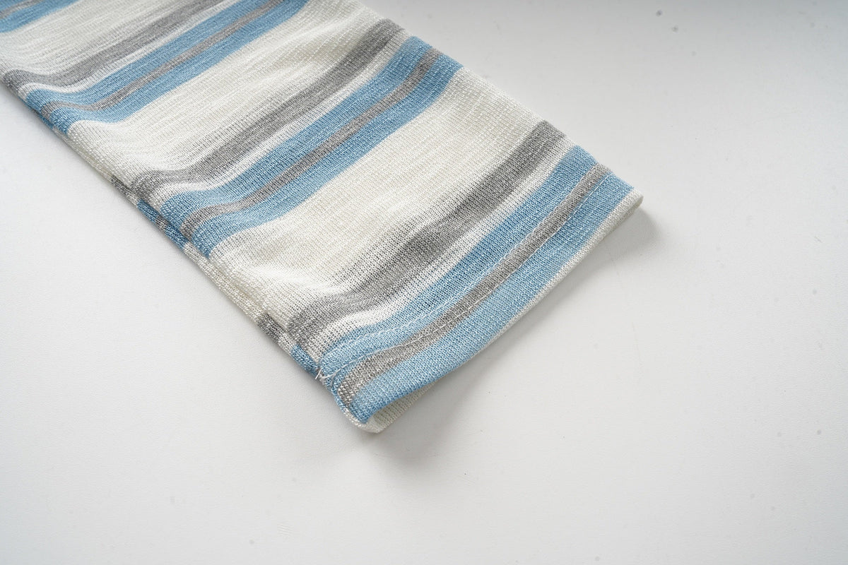 Madxmarx Striped Zip-Up Hoodie