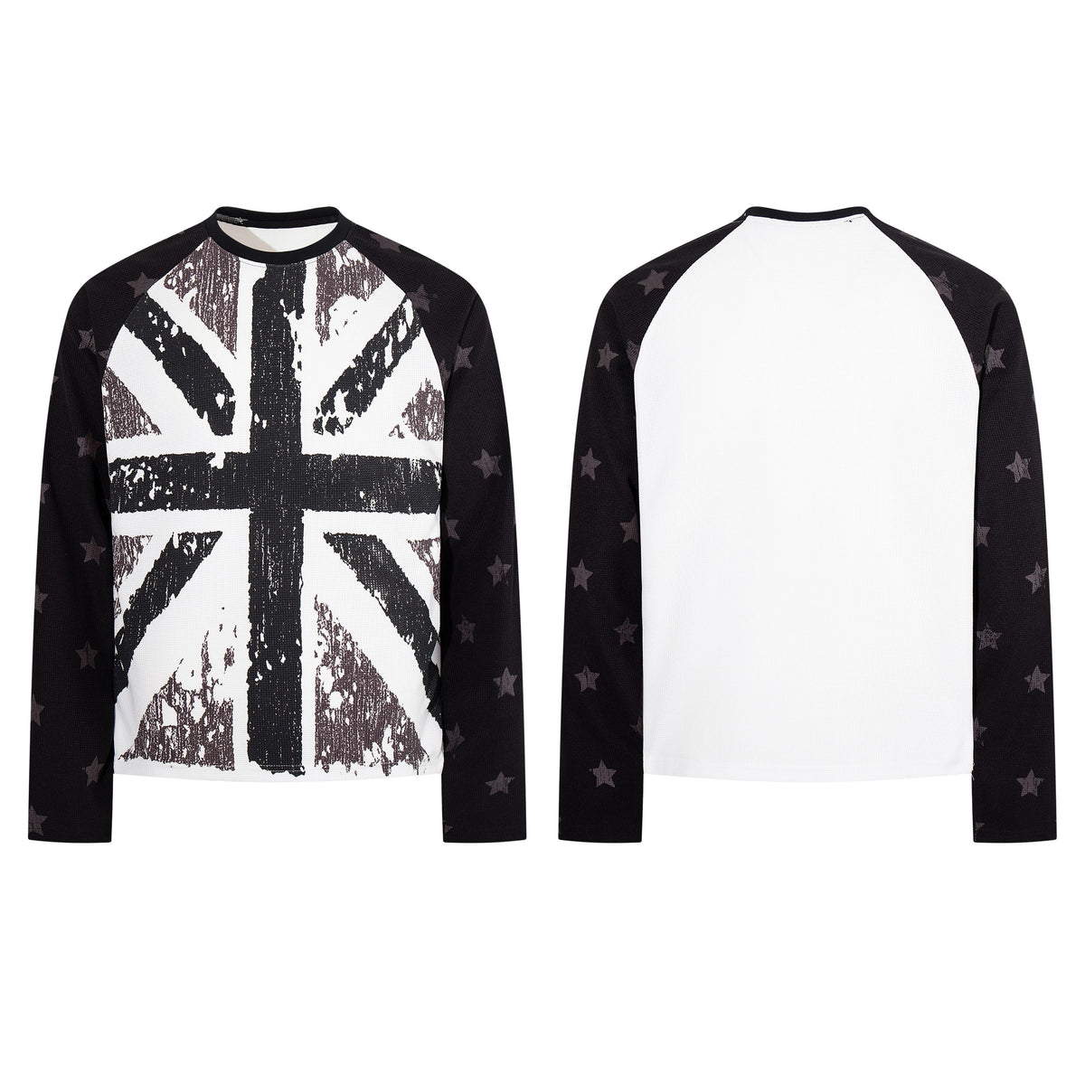 Madxmarx Vintage Union Jack Raglan Long Sleeve
