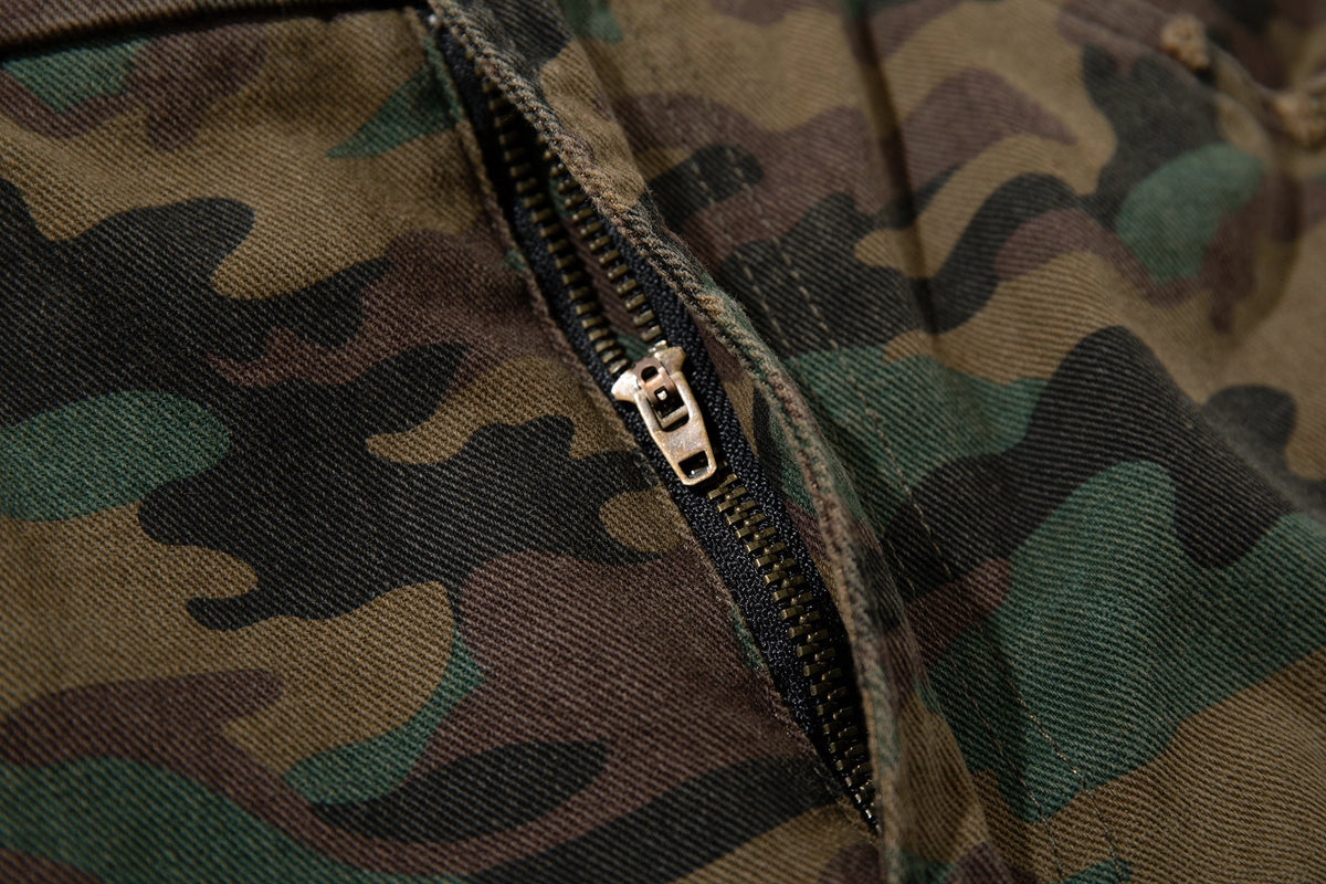 Madxmarx Camo-Stripe-Hose mit weitem Bein