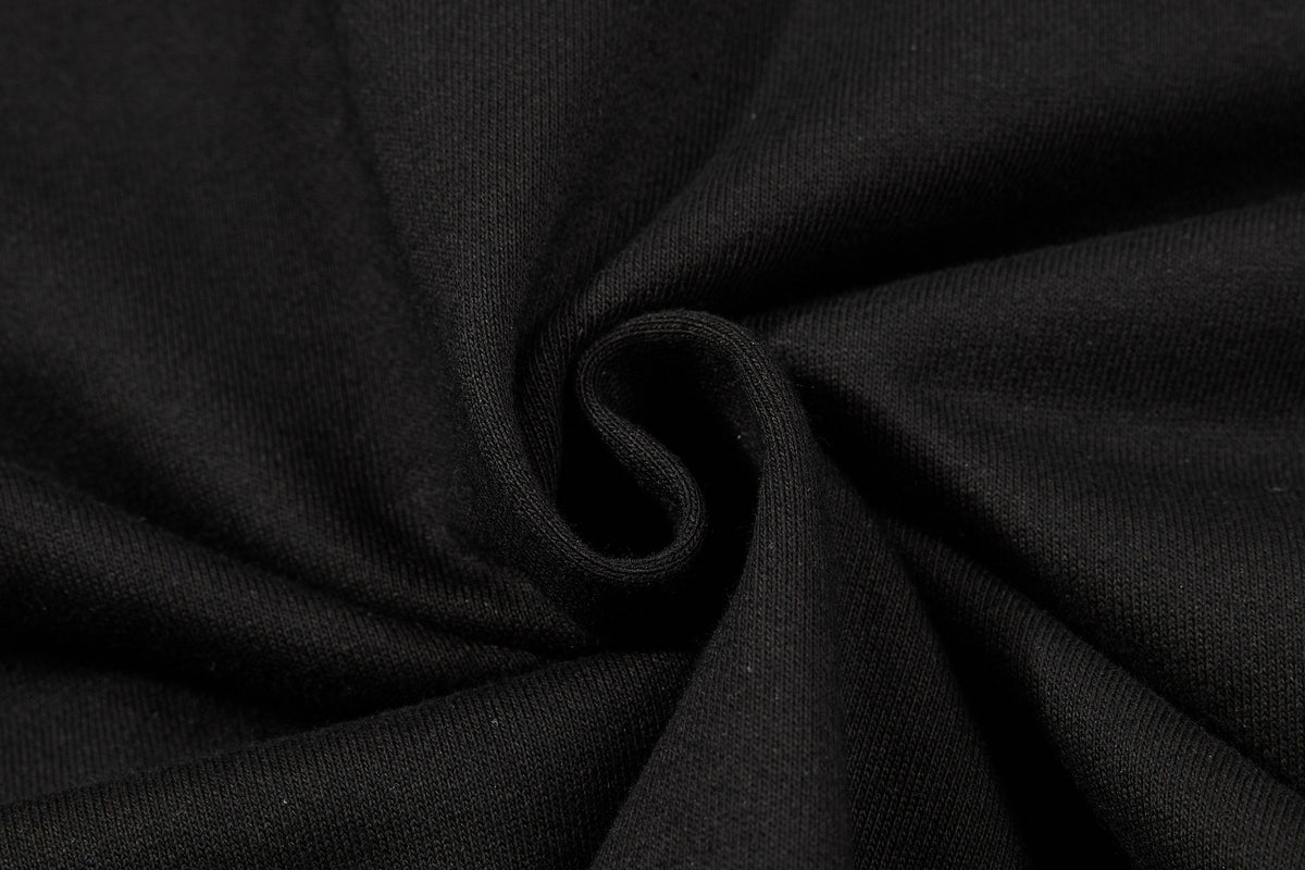 Madxmarx Star Sleeve Graphic Zip-Up Hoodie