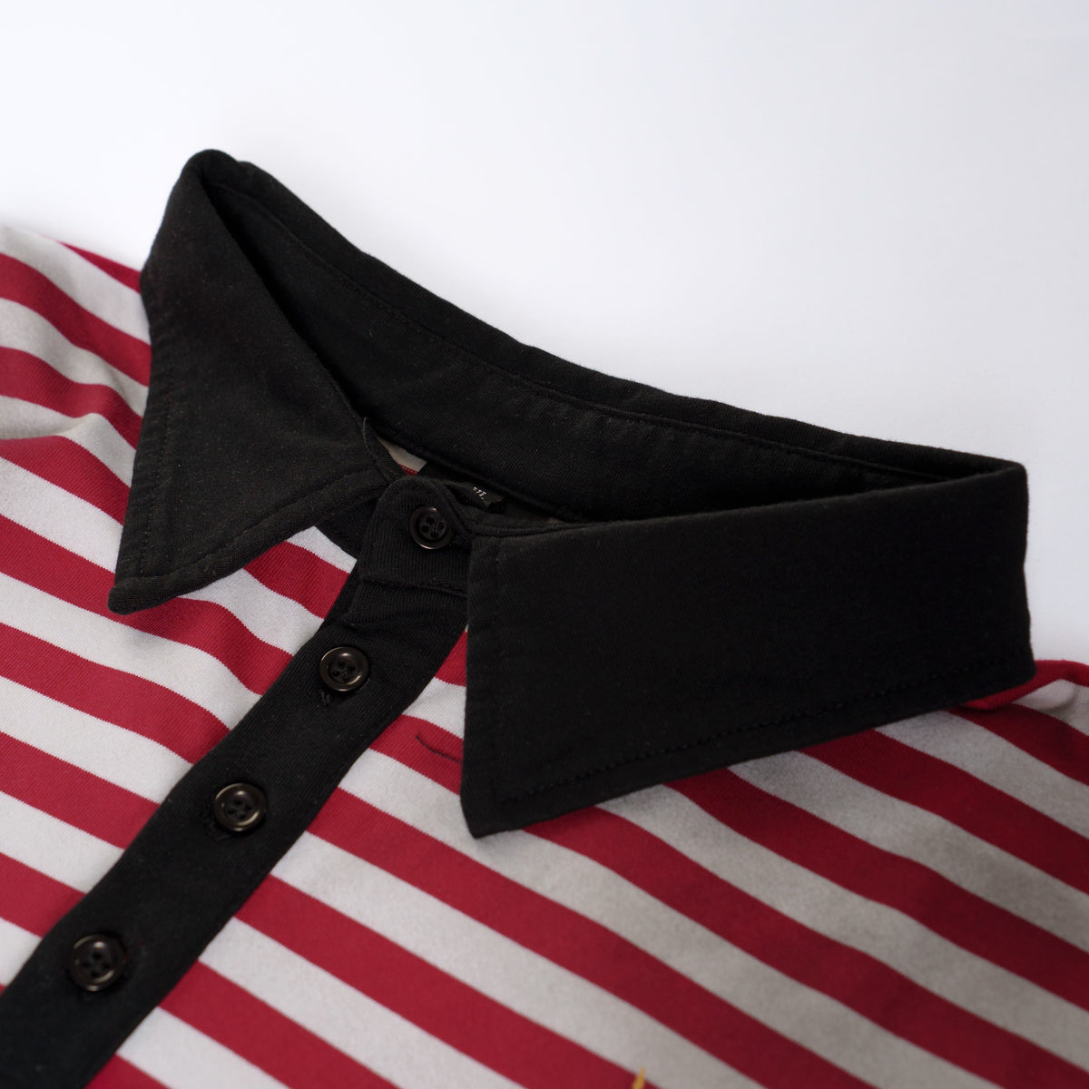 Madxmarx “Stripe Crest Polo Tee”