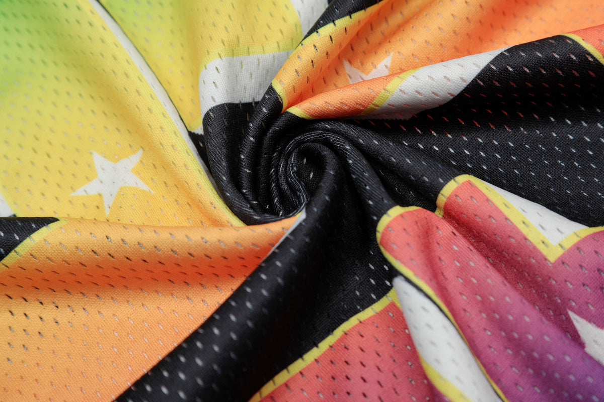 Madxmarx Rainbow Number Jersey Top