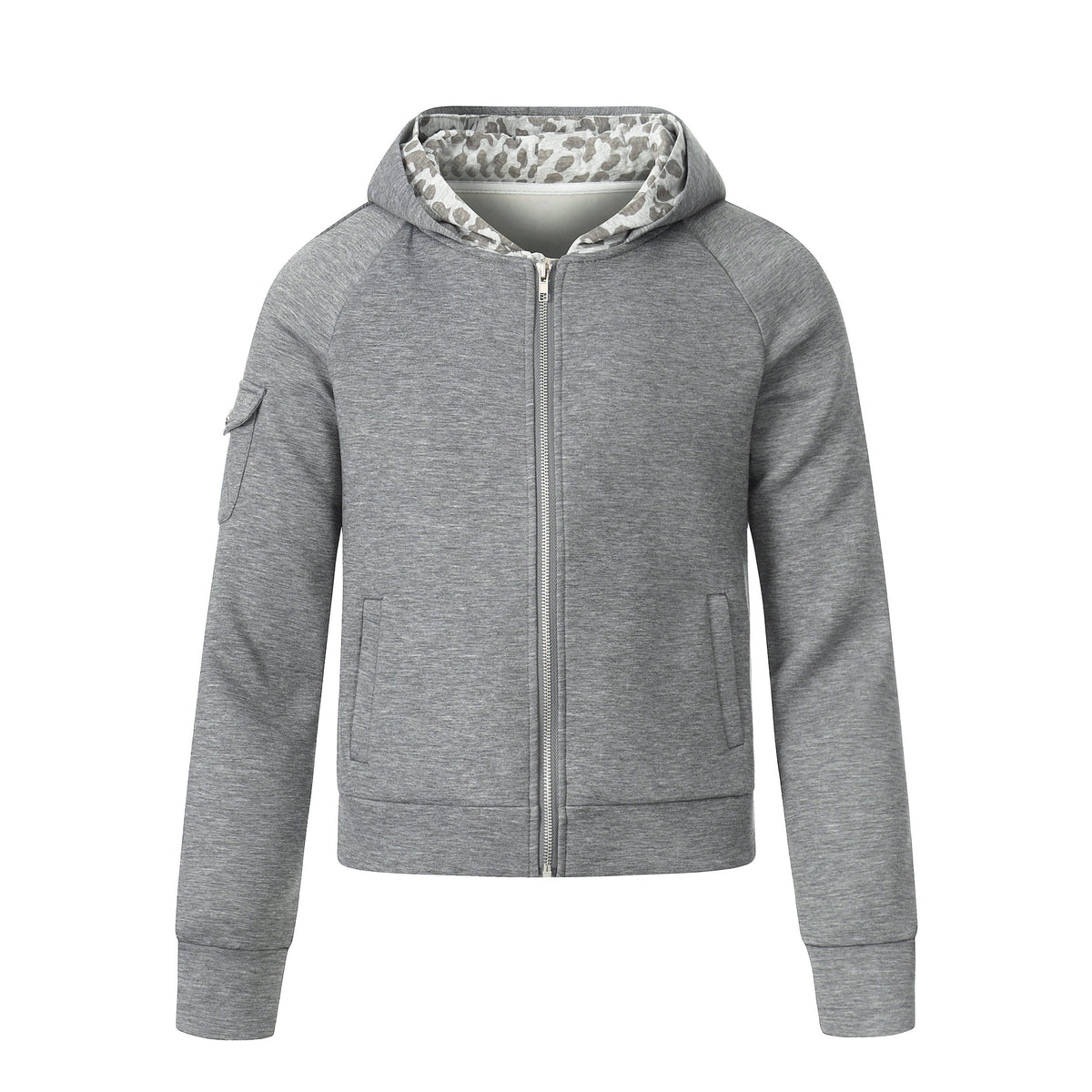 Madxmarx Layered Zip-Up Hoodie