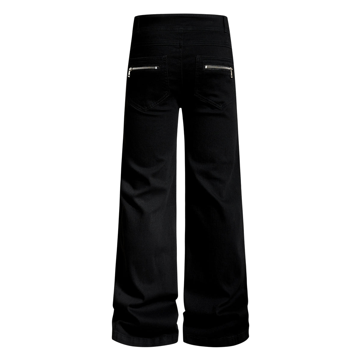 Pantalon évasé à détails zippés Madxmarx