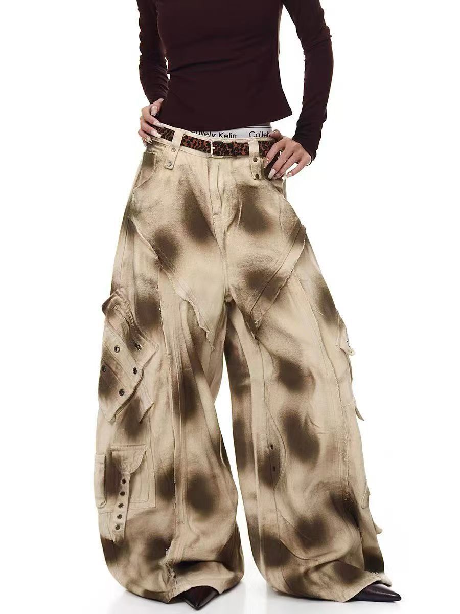 Pantalon cargo style tonneau vieilli Madxmarx