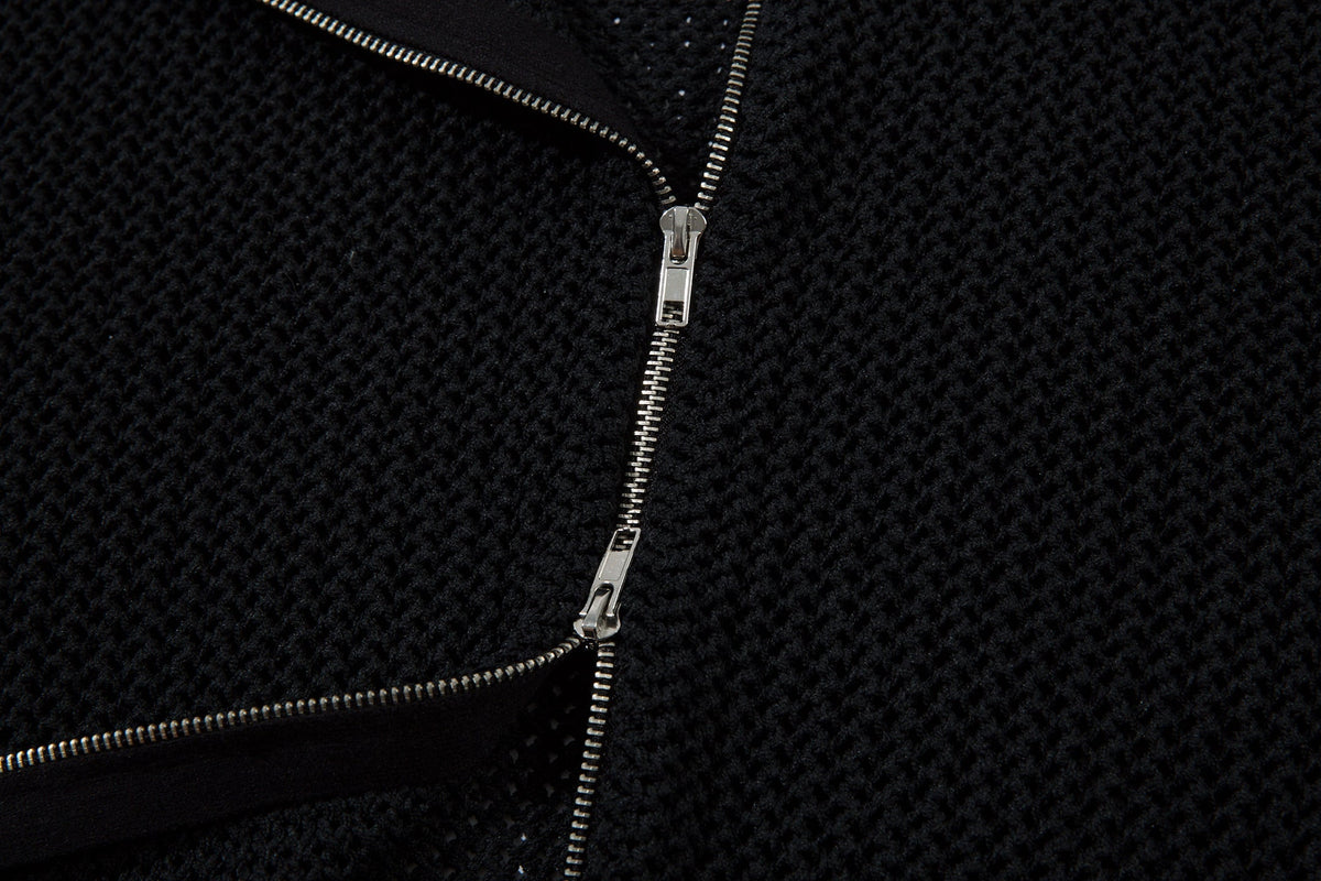 Madxmarx Mesh Knit Track Jacket
