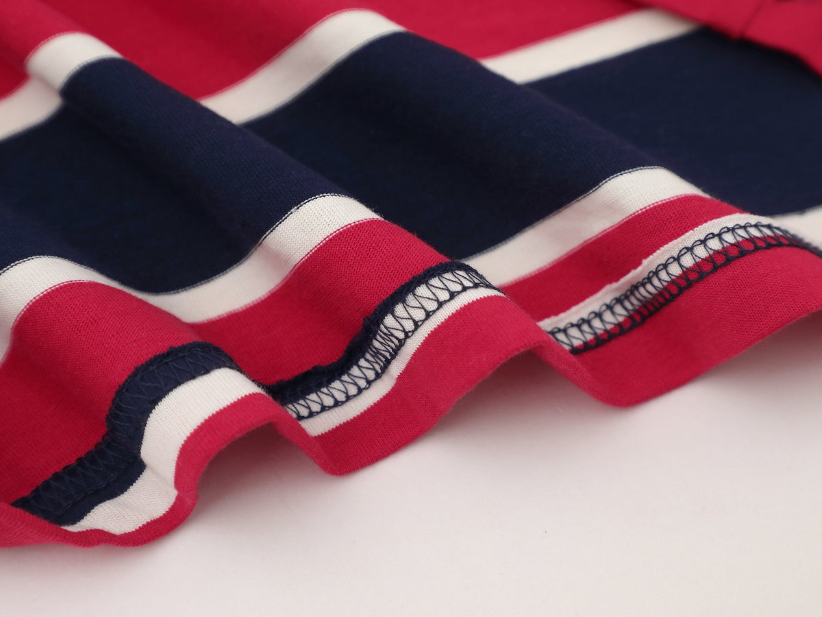 Madxmarx Striped Rugby Polo