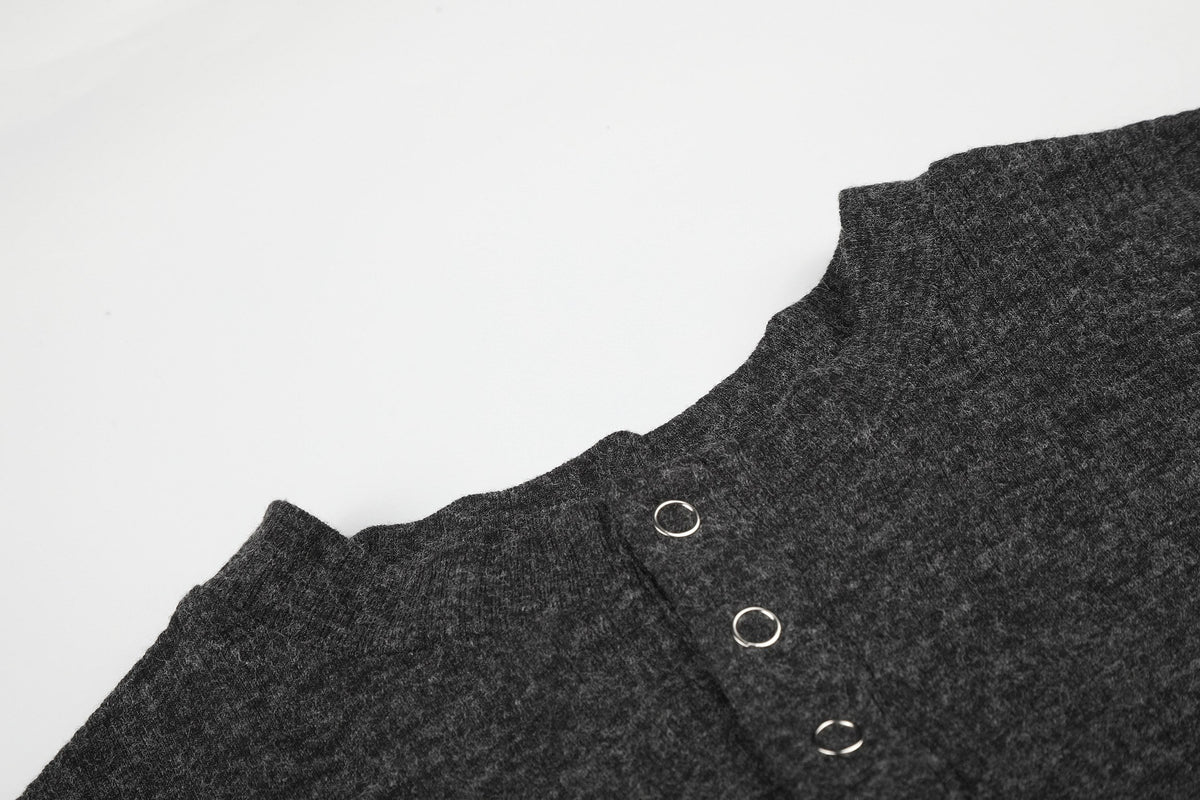 Madxmarx Vintage Horse Graphic Henley Long Sleeve