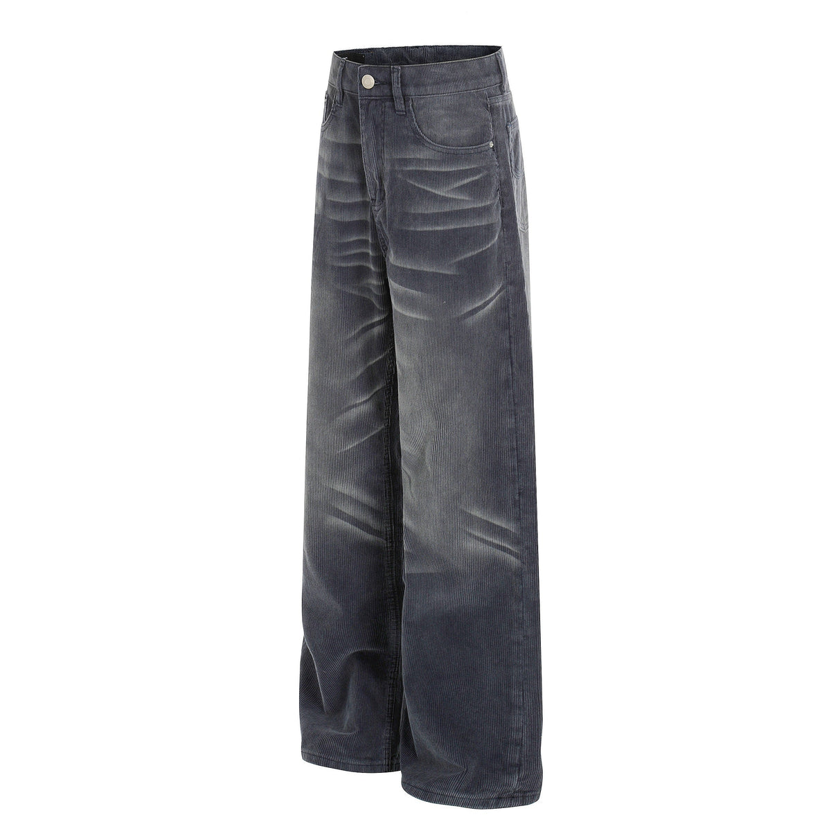 Madxmarx Washed Corduroy Wide-Leg Pants