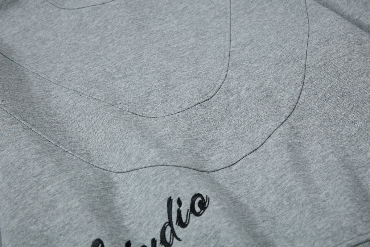 Madxmarx Curved Panel Full-Zip Hoodie